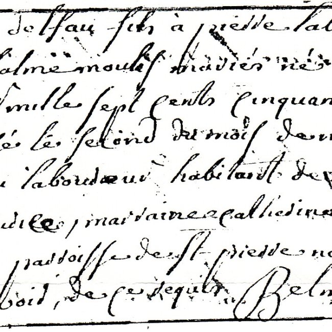 Acte de Baptême