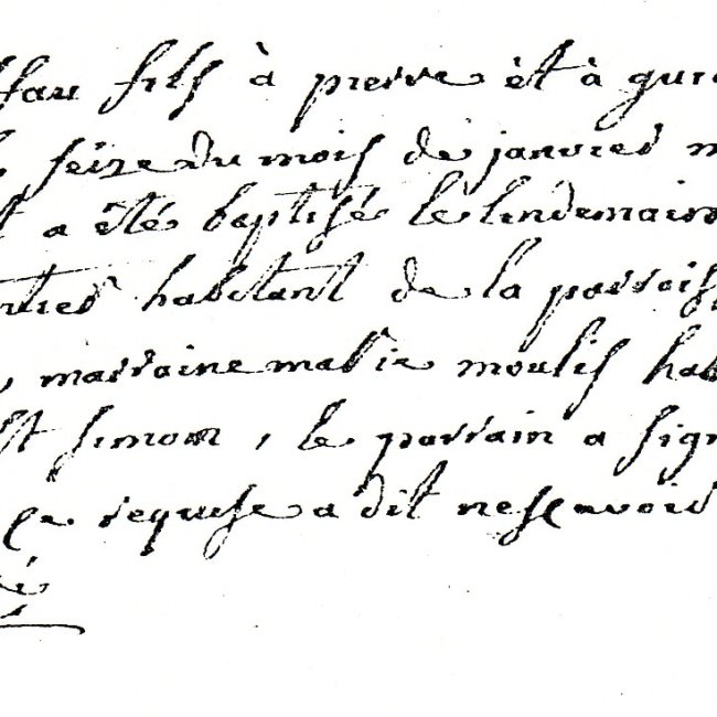 Acte de Baptême