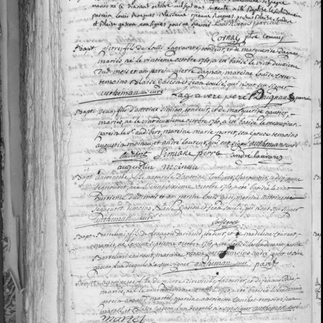 Acte de Baptême