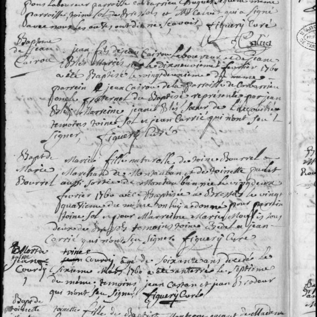 Acte de Baptême