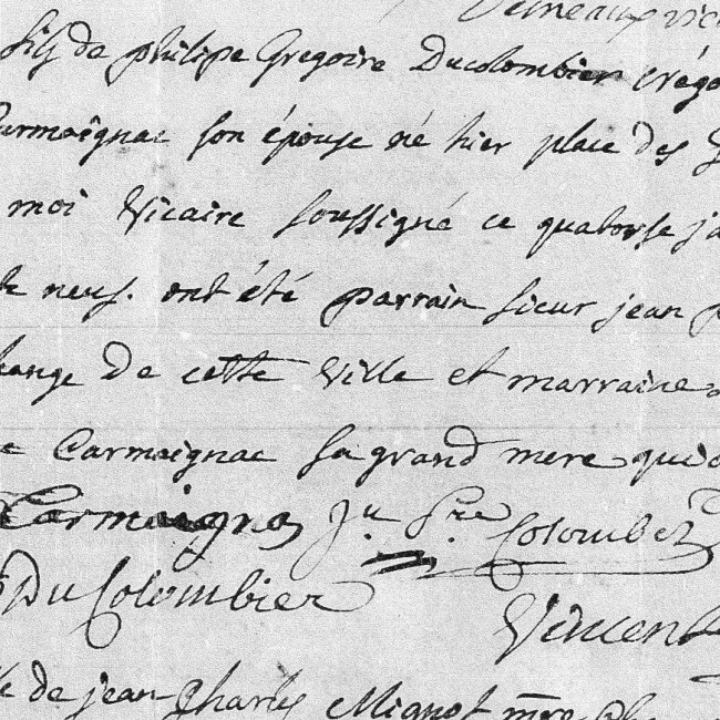 Acte de Baptême