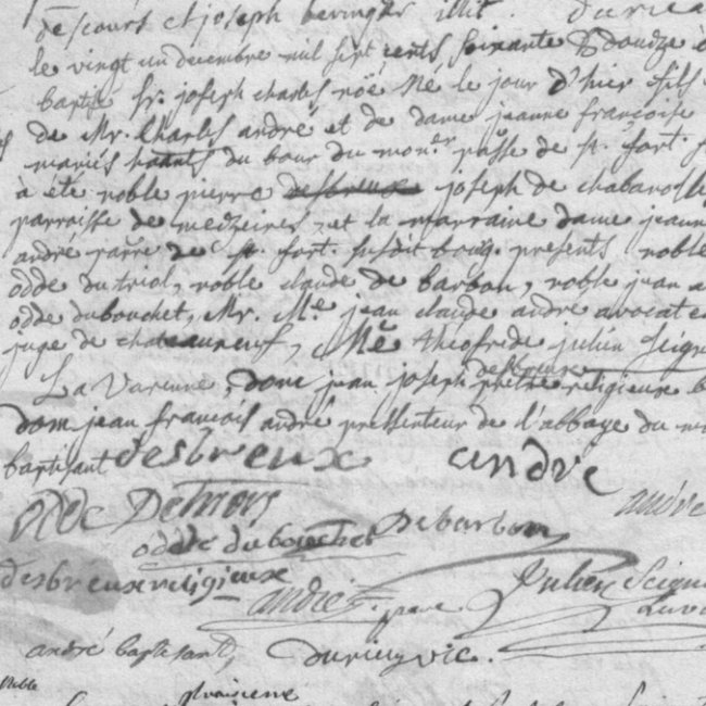 Acte de Baptême
