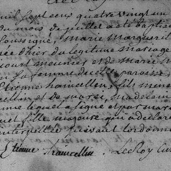 Acte de Baptême