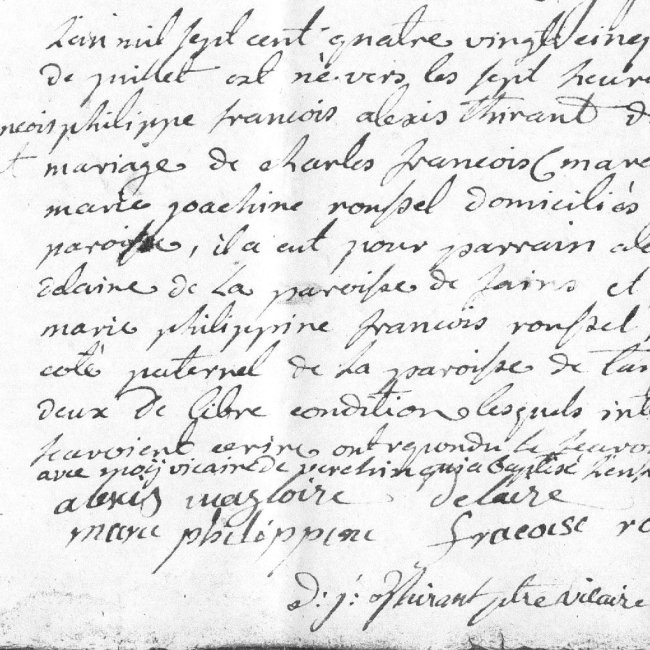 Acte de Baptême