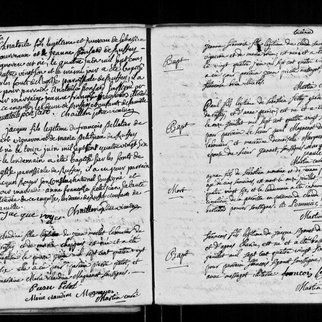 Acte de Baptême