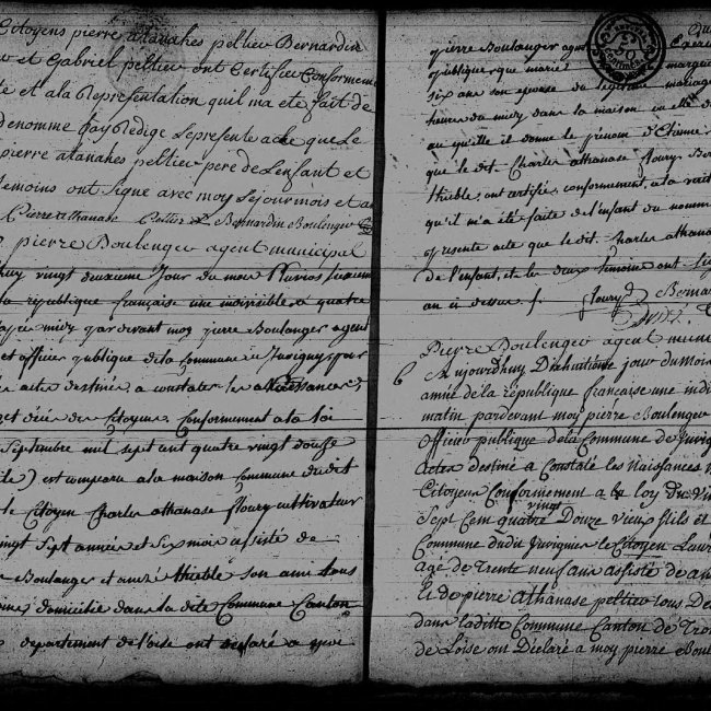 Acte de naissance