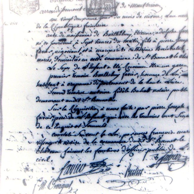 Acte de naissance