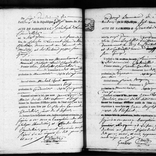 Acte de naissance