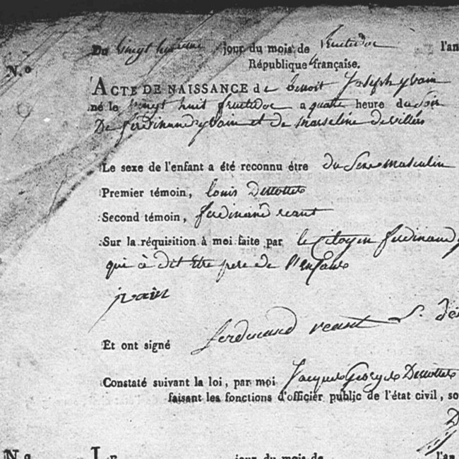 Acte de naissance
