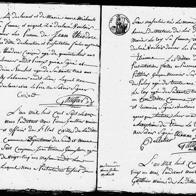 Acte de naissance
