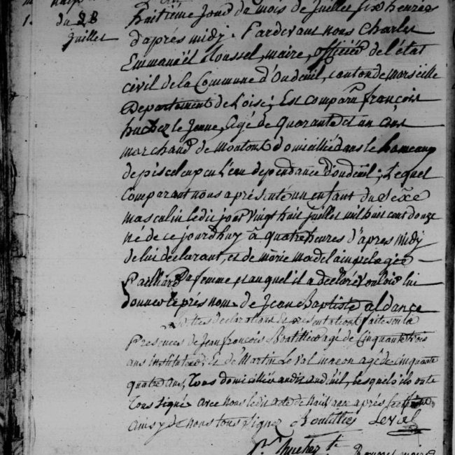 Acte de naissance