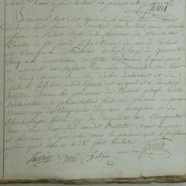 Acte de naissance