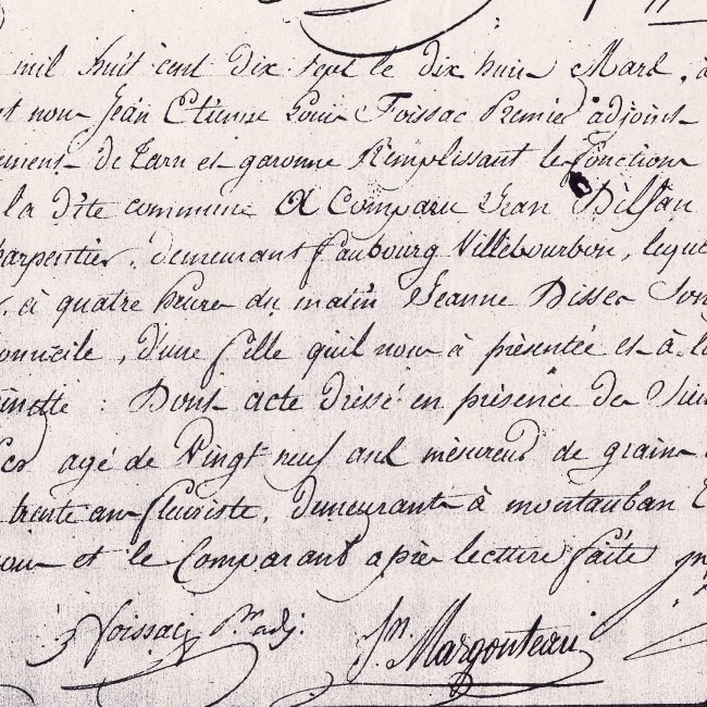 Acte de naissance