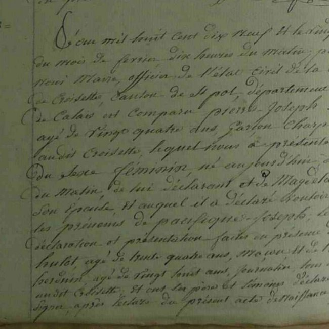 Acte de naissance