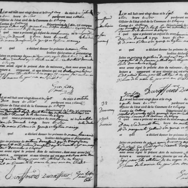 Acte de naissance