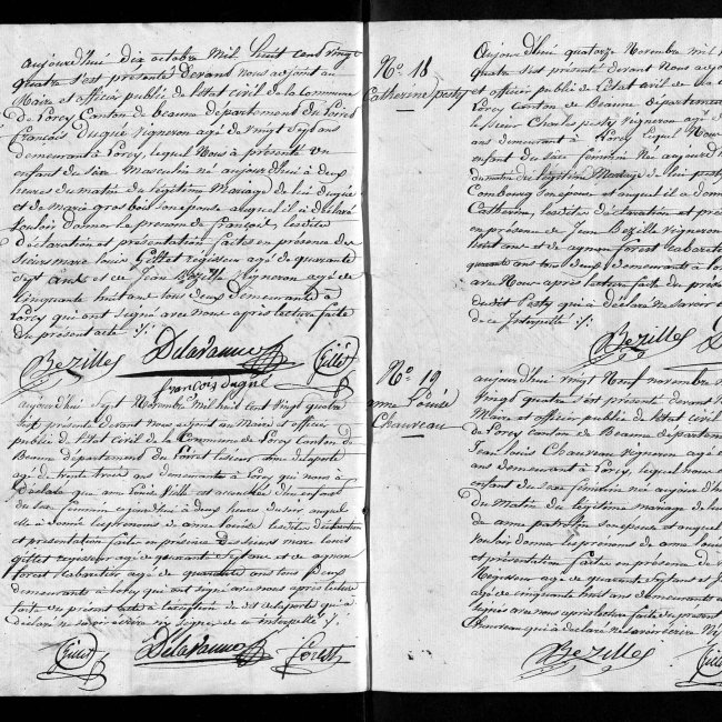 Acte de naissance