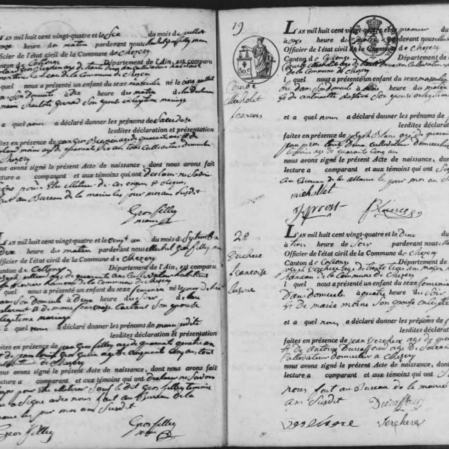 Acte de naissance