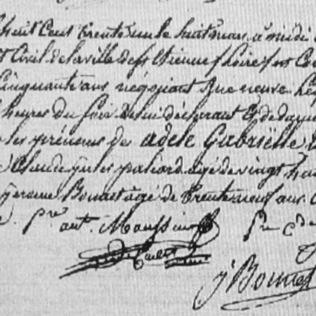 Acte de naissance