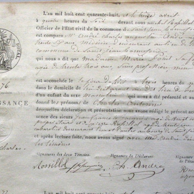 Acte de naissance