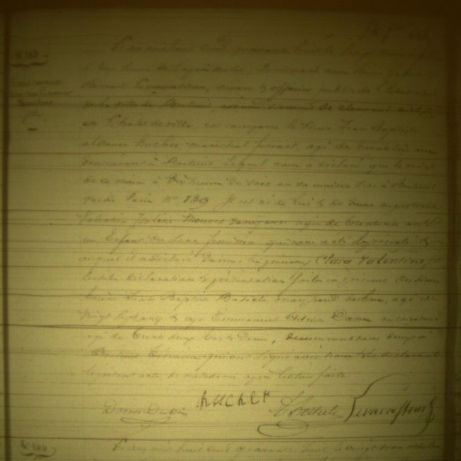 Acte de naissance