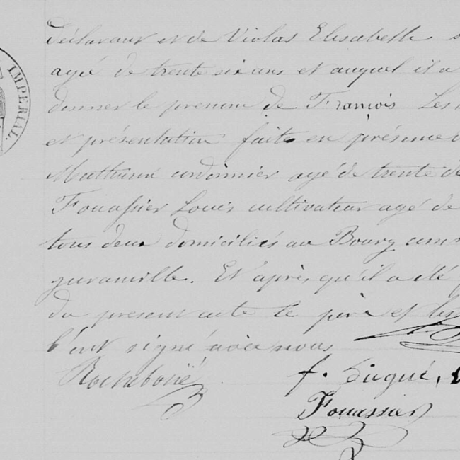 Acte de naissance
