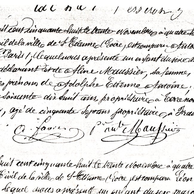 Acte de naissance