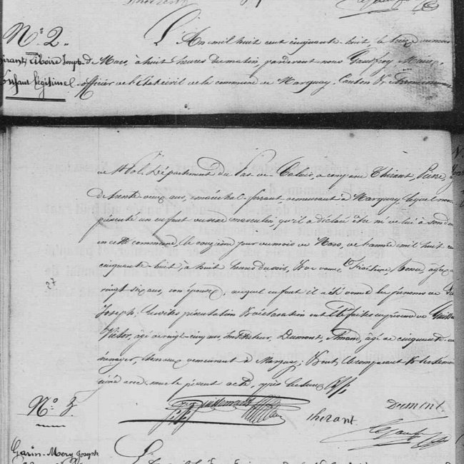 Acte de naissance