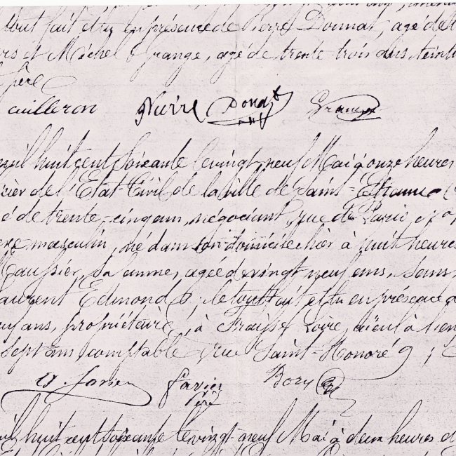 Acte de naissance