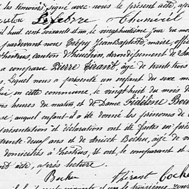 Acte de naissance