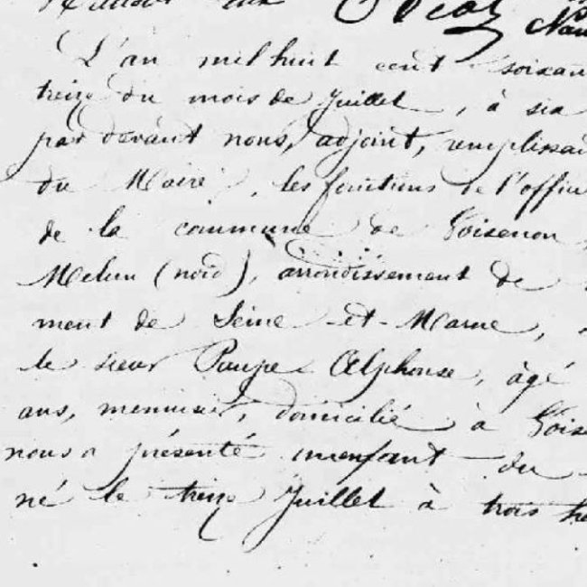 Acte de naissance