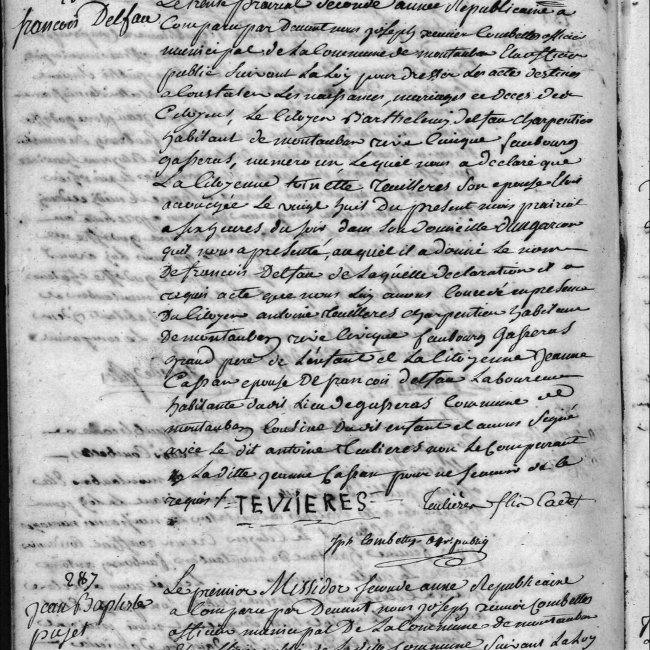 Acte de naissance