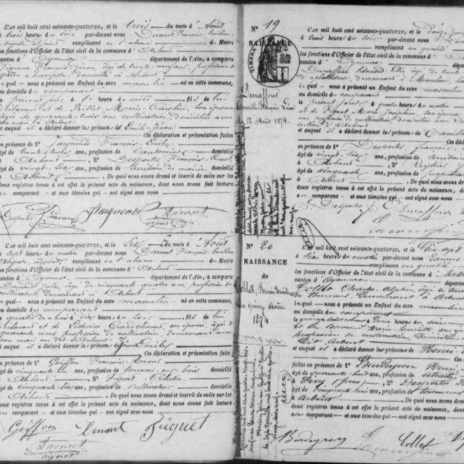 Acte de naissance