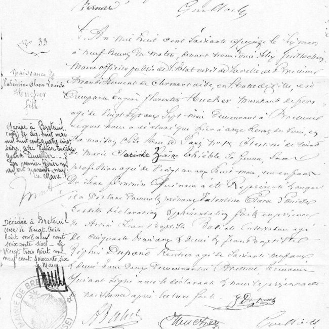 Acte de naissance