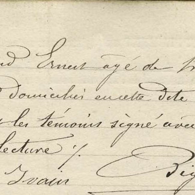 Acte de naissance