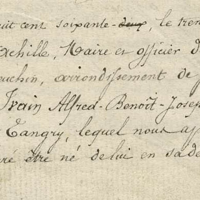 Acte de naissance