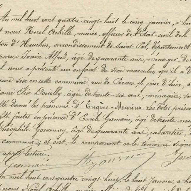 Acte de naissance