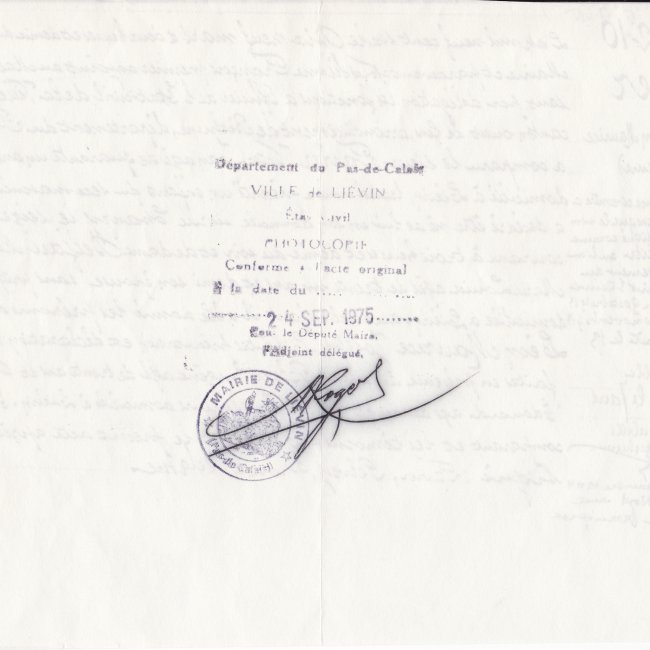 Acte de naissance