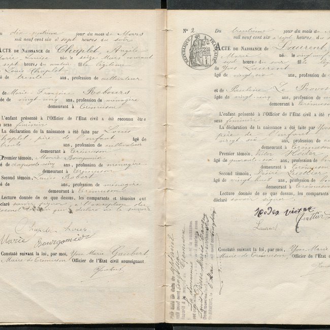 Acte de naissance