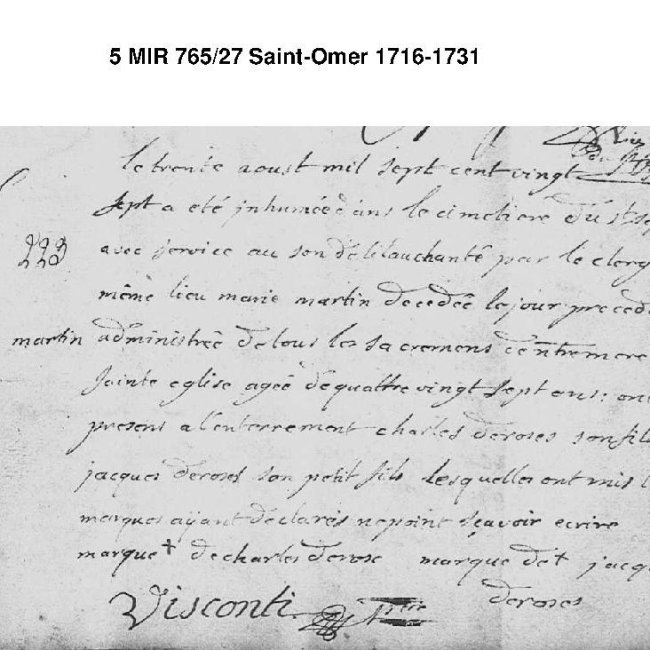 Acte de décès