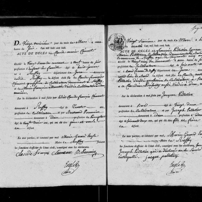 Acte de décès
