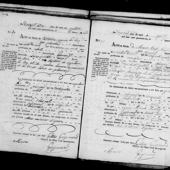 Acte de décès