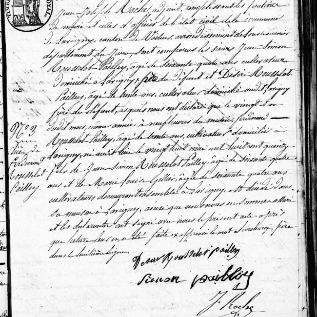 Acte de décès