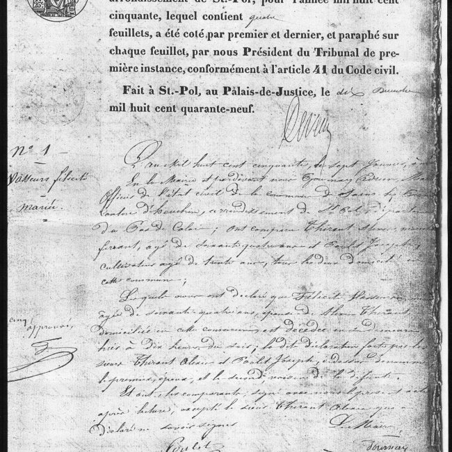 Acte de décès
