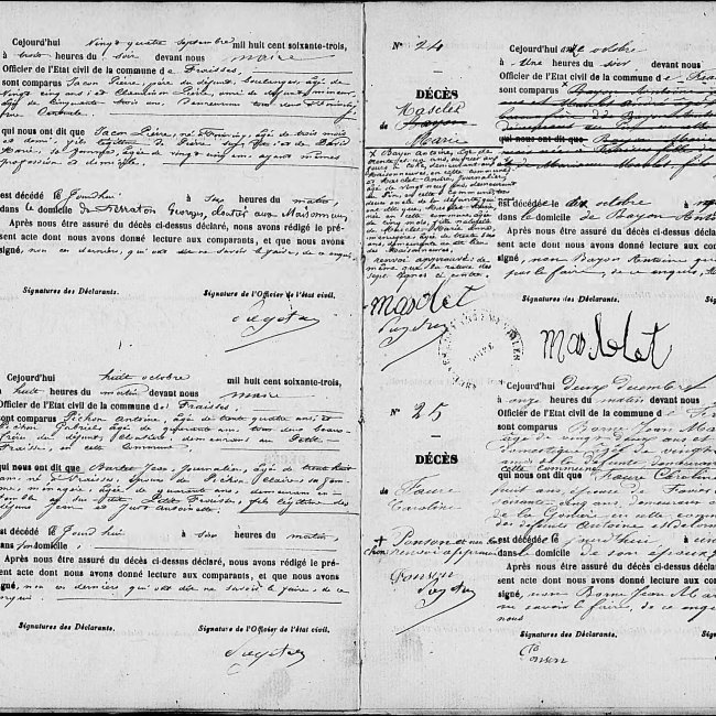 Acte de décès