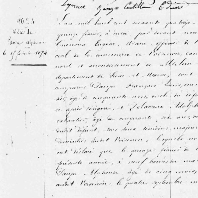 Acte de décès