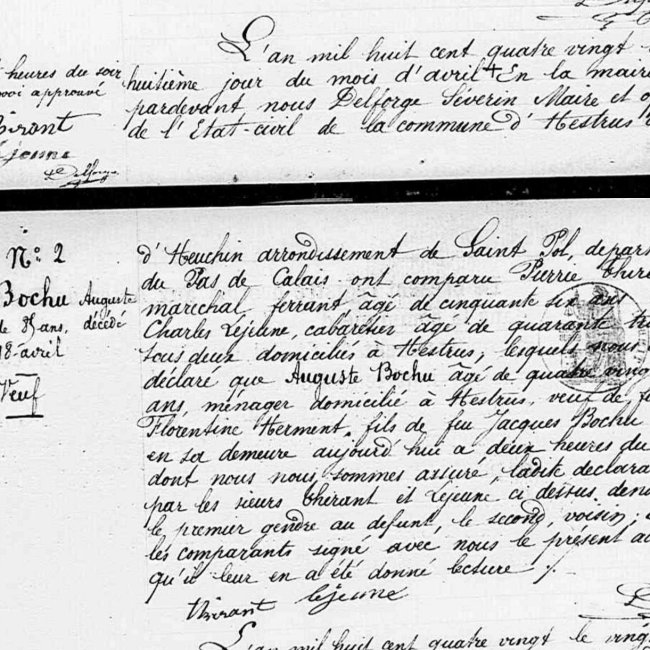 Acte de décès