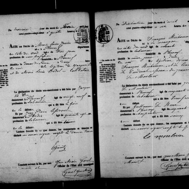 Acte de décès