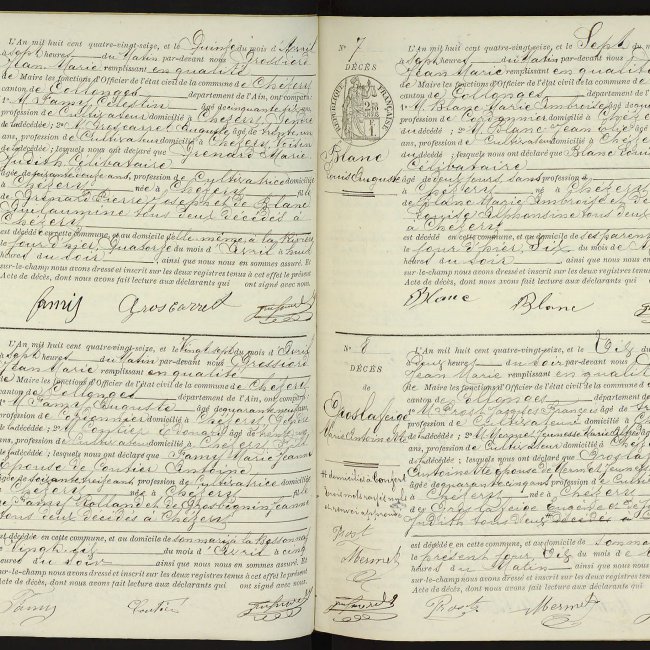 Acte de décès