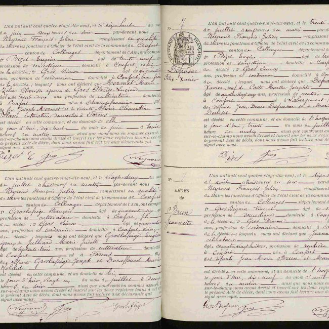 Acte de décès