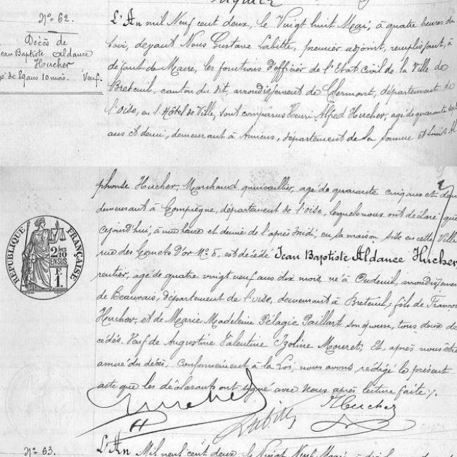 Acte de décès
